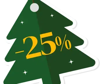 Promotional -25% off sticker